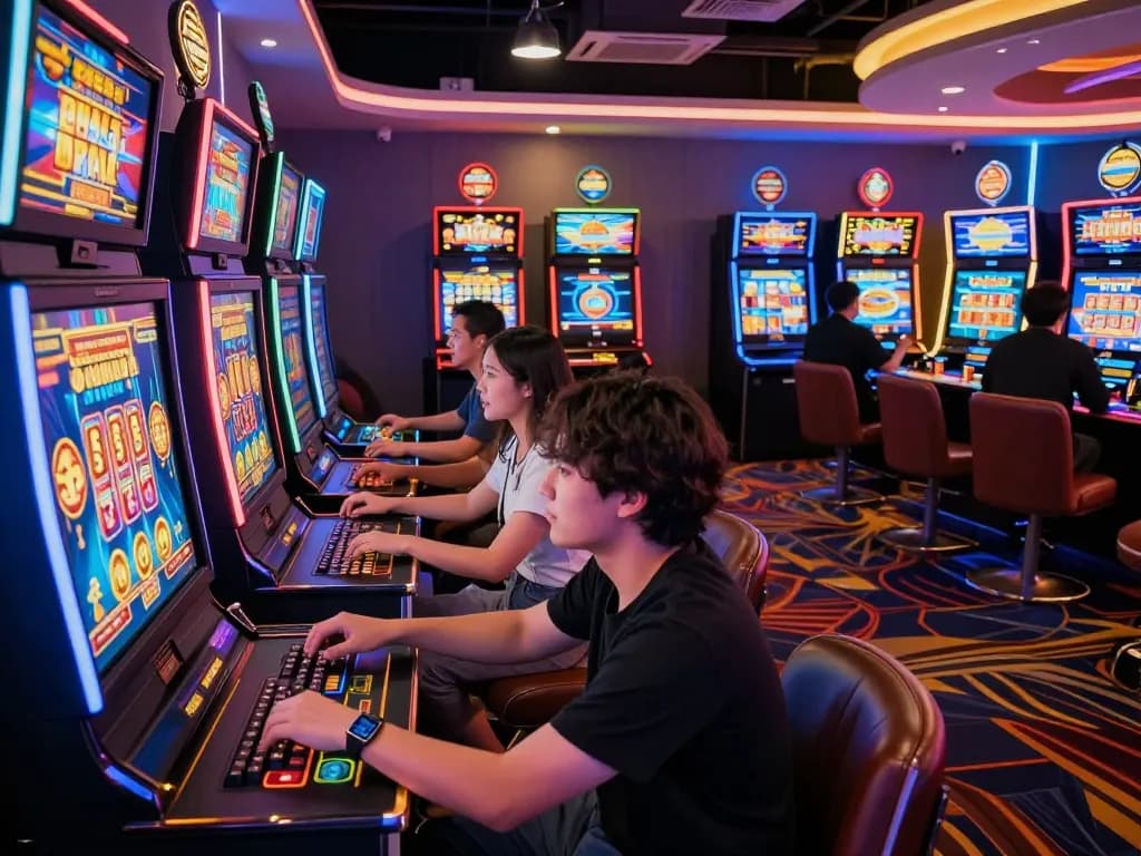 Dynamic gaming environment at https://xx88jp.com/ with players engaging in thrilling online casino activities and live interactions.