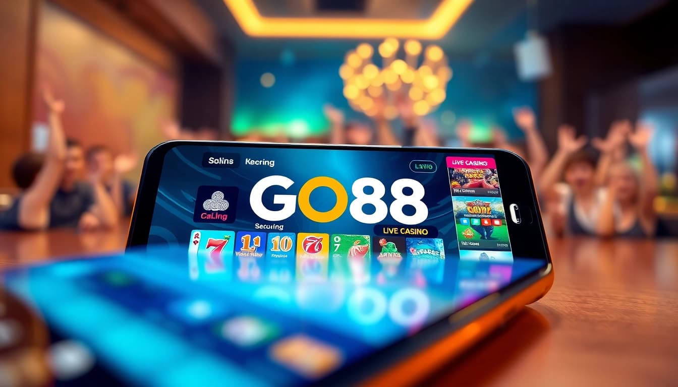 GO88 vibrant online gaming platform interface showcasing exciting games and community engagement.