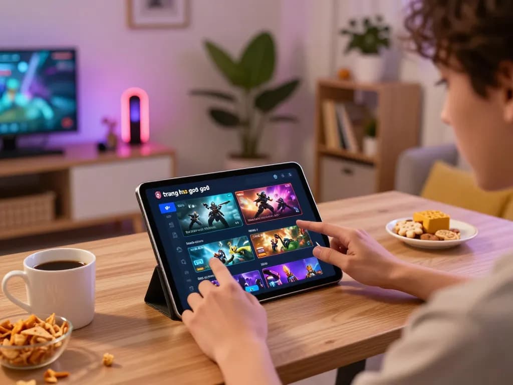 Engaging with the trang chủ go8 online platform, showcasing a vibrant gaming atmosphere