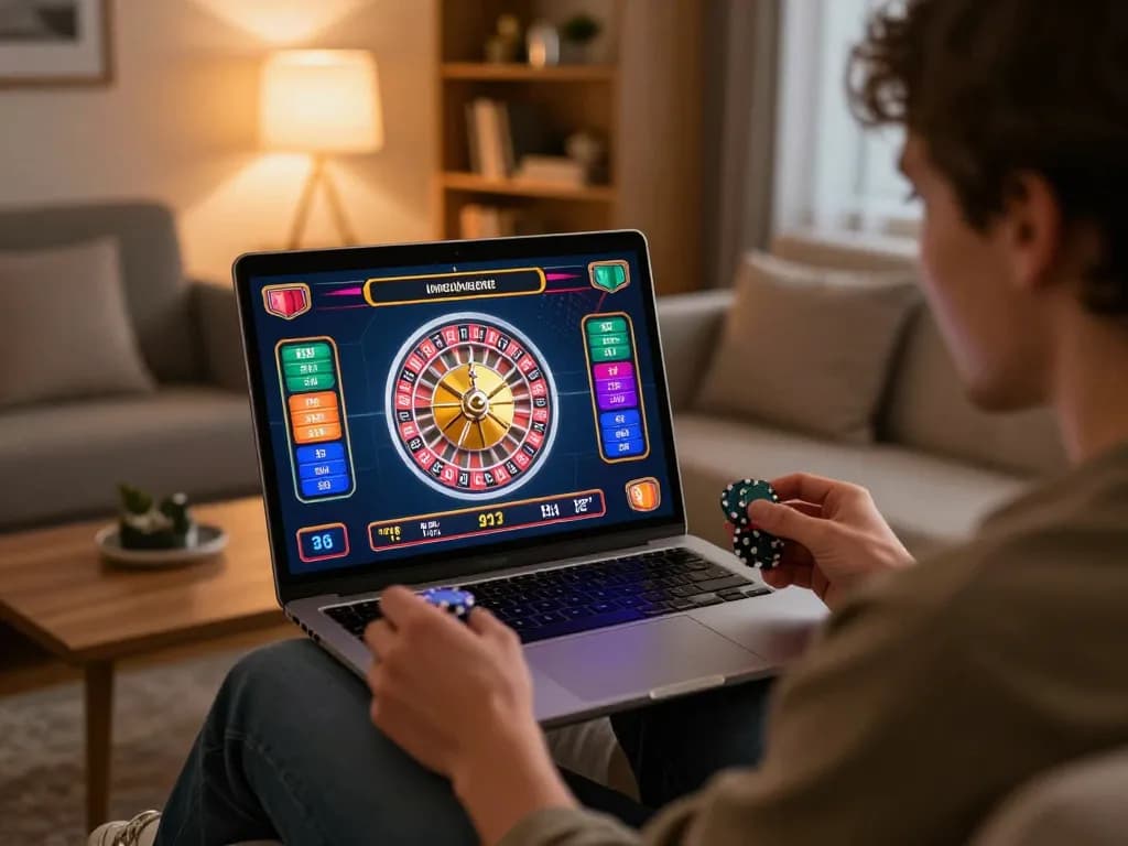 Xocdiaclub player bets on online roulette, showcasing engaging gameplay and relaxed atmosphere