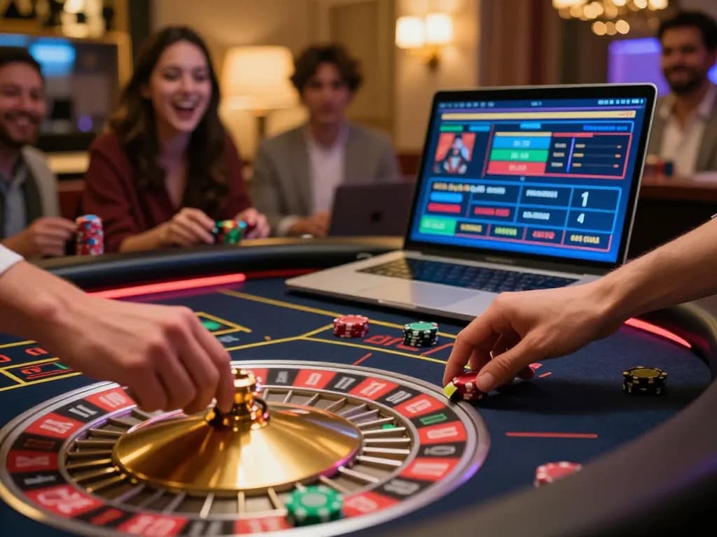 Engaging gameplay at RR88 online casino with players placing bets at roulette.