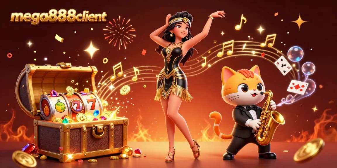 Experience the thrill of winning at mega888client with dynamic slots and vibrant casino elements.