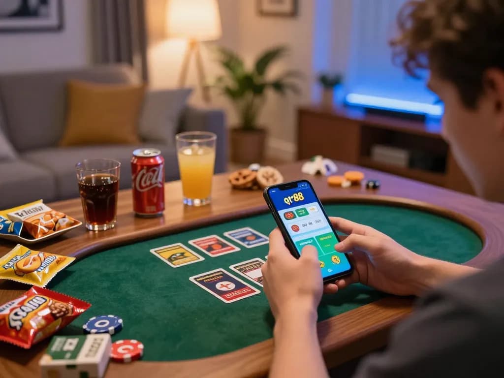 Engage with qtr88 casino app on smartphone for thrilling online gaming experience.