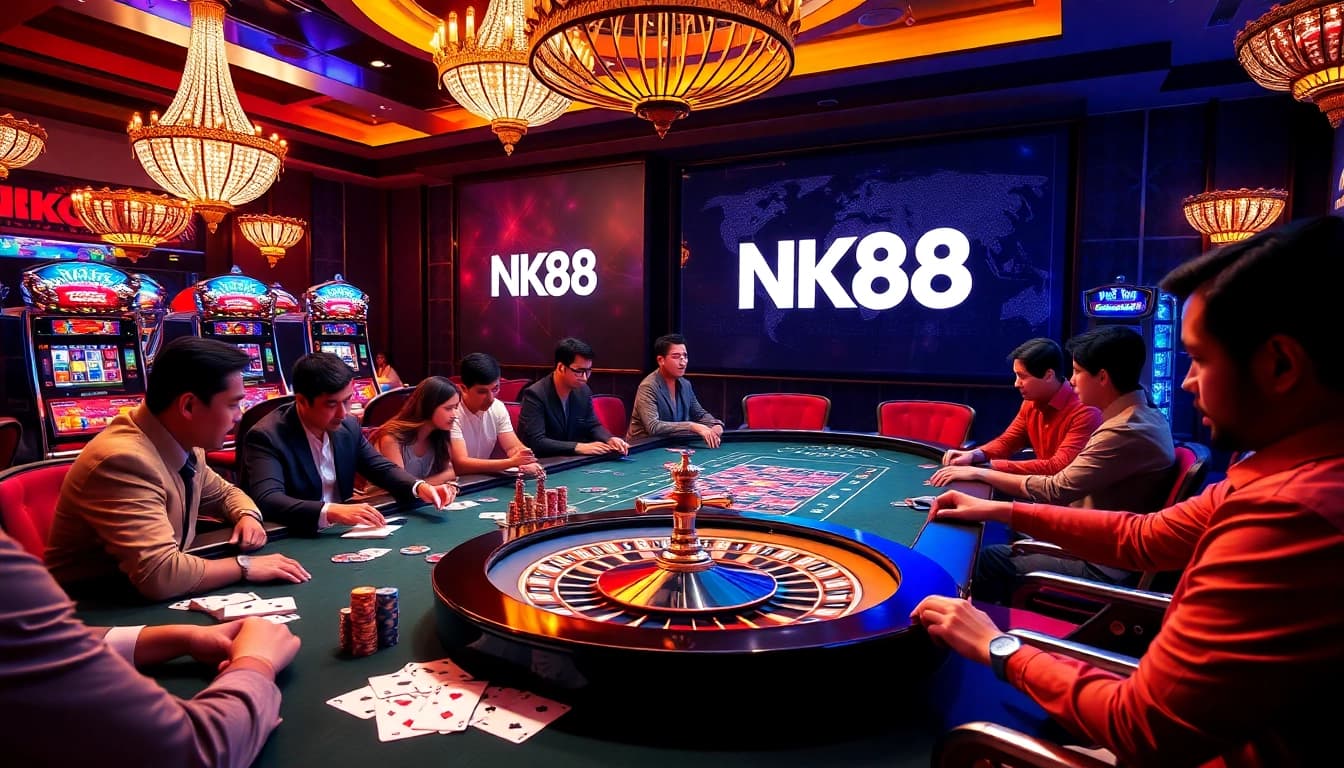 Experience thrilling high-stakes gaming at https://nk88.boo/ with vibrant casino tables and exciting action.