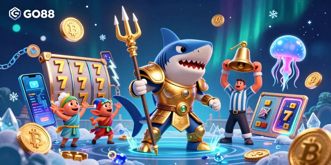 Experience thrilling gaming at GO88 with an underwater colosseum and dazzling slots.