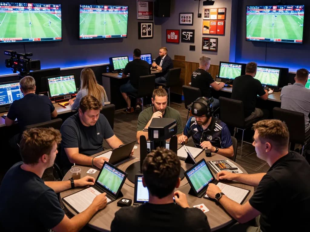 Experience the thrill of sports betting at GO8 with a lively lounge atmosphere and engaged bettors