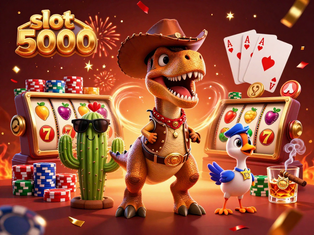 Enjoy exciting gameplay with slot 5000 featuring dynamic characters and vibrant casino elements.