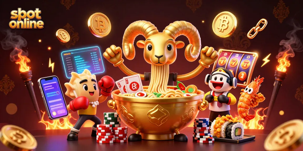 Spin to win at slot online with a vibrant 3D illustration of a dynamic casino scene.