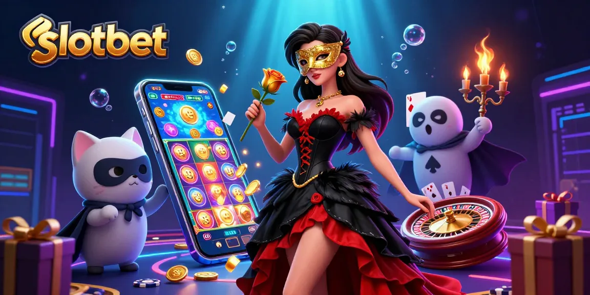 Experience the thrill of slotbet gaming with vibrant characters and dynamic casino elements.