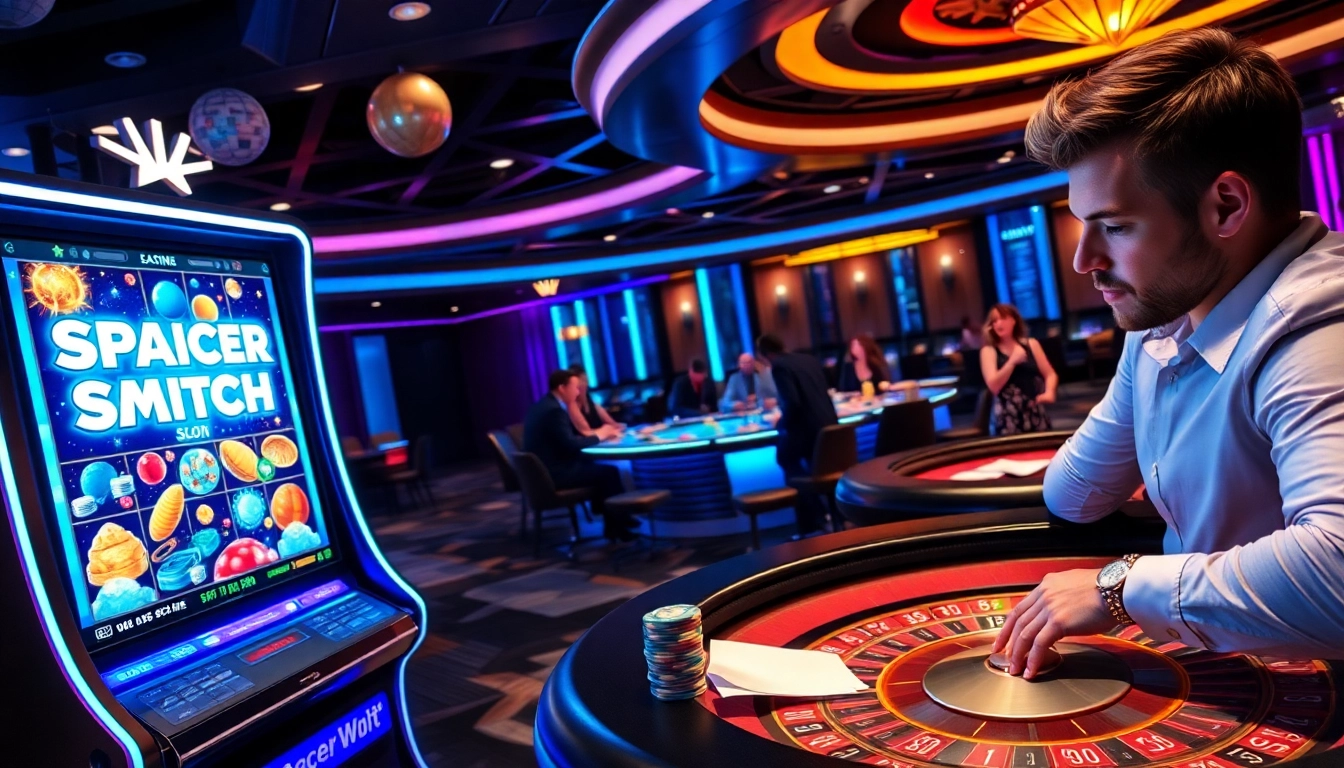 Get ready to win big on the Spaceman slot with exciting gameplay and vibrant casino atmosphere.