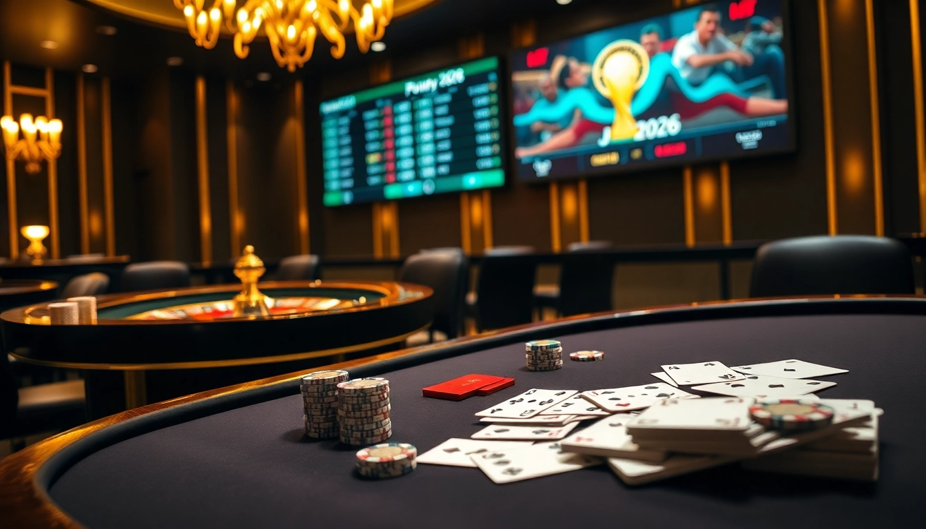 Experience thrilling betting with Judi Bola Piala Dunia at our luxurious casino.