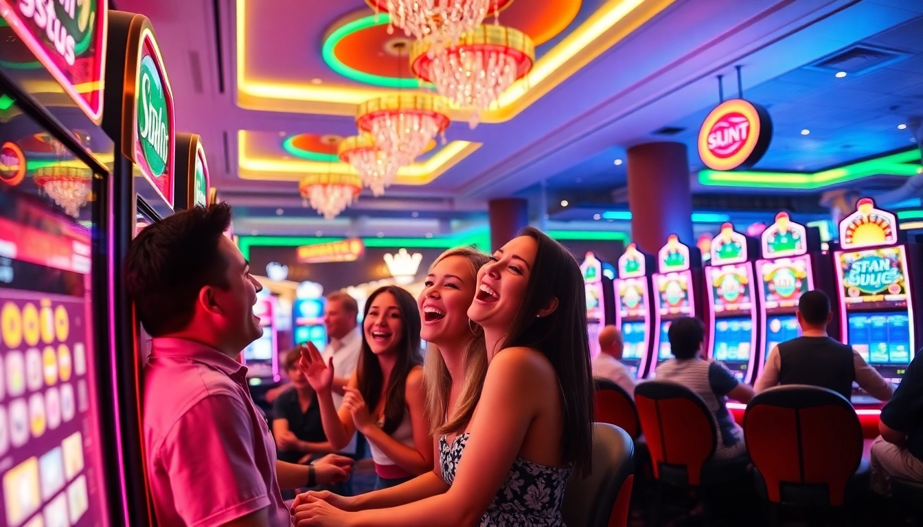 5777 bet download দিয়ে ক্যাসিনোতে আনন্দিত খেলোয়াড়দের দৃশ্য দেখাচ্ছে।