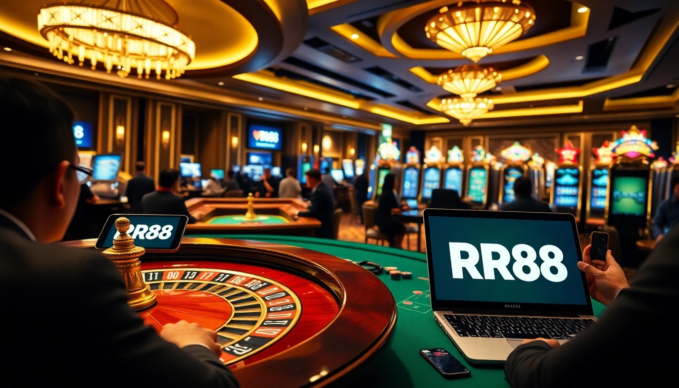 Experience the thrill of rr88 đăng nhập at a virtual casino with vibrant online gaming.