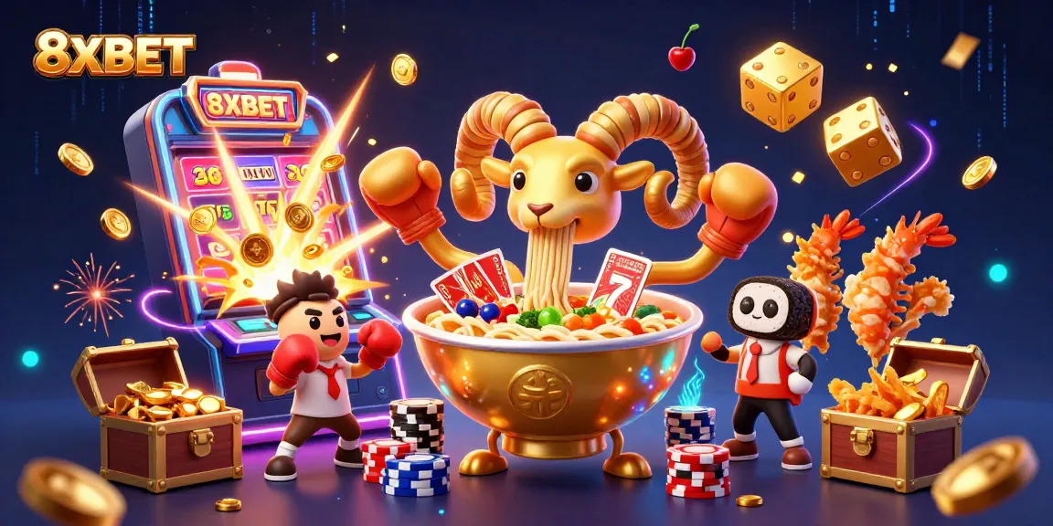 Experience thrilling moments at 8XBET casino with dynamic characters and explosive gaming action.