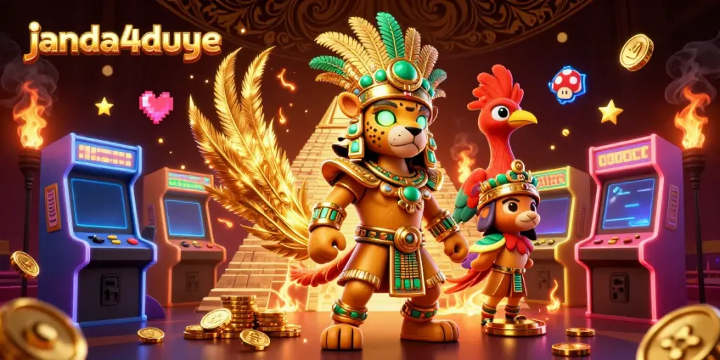 Gamer berpengalaman merayakan kemenangan di janda4duye dengan suasana kasino yang megah