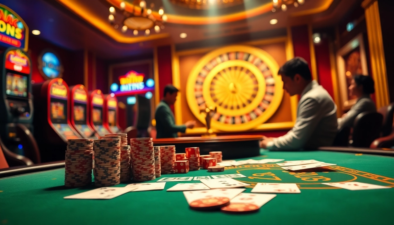 Engage with thrilling online gambling at https://nk88.sa.com/ featuring poker, roulette, and vibrant casino elements.