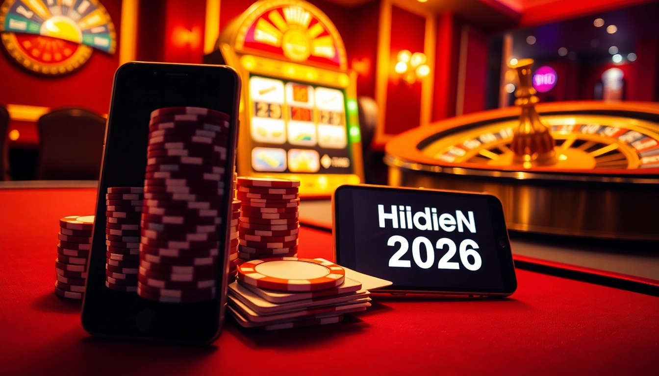 Engage with the hidden wiki 2026 while playing poker at a luxurious casino with vibrant lights.