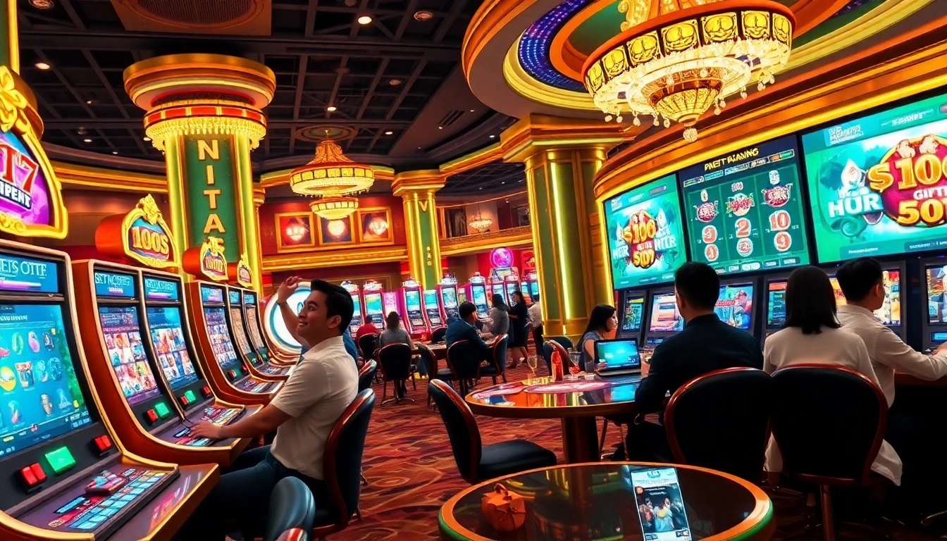 Permainan yang seru di Ratu123 dengan mesin slot yang penuh warna dan visual perjudian online yang menarik.