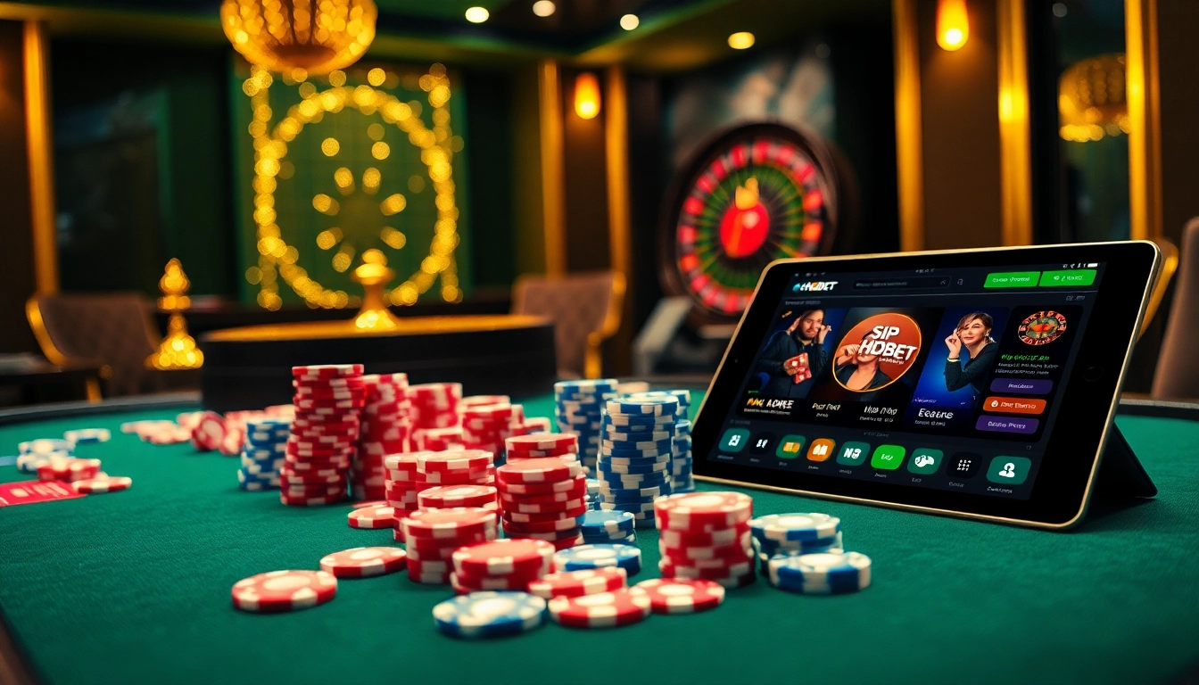 Join the action at HDBET with thrilling poker and roulette games in a luxury casino.