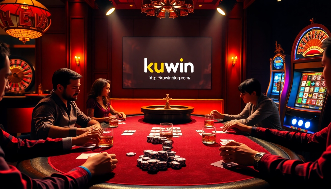 Engage in thrilling poker action at https://kuwinblog.com/ with vibrant chips and elegant ambiance.