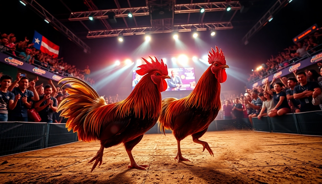 Live cockfighting action at Sabong67 showcasing dagatructiep 1 in an exhilarating arena atmosphere.