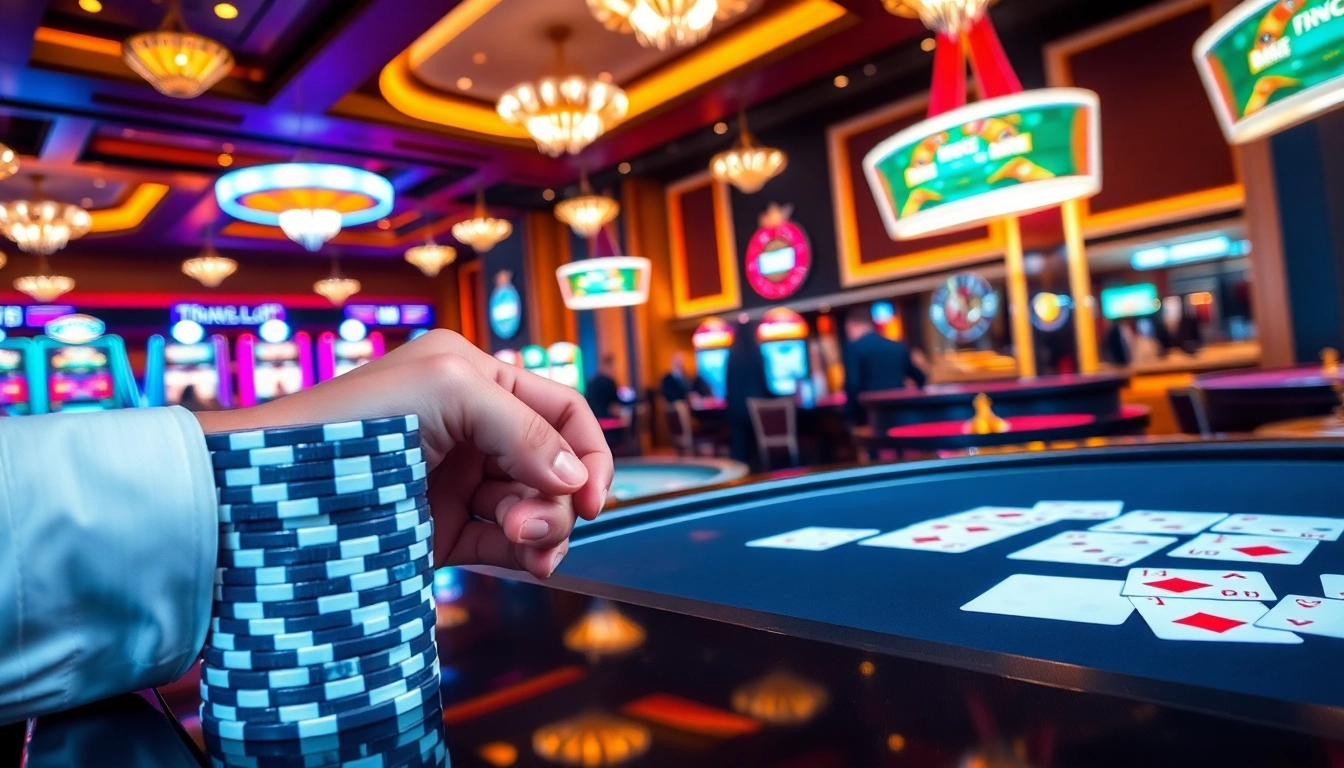 Engaging players at EV88 casino while rolling dice and spinning roulette.