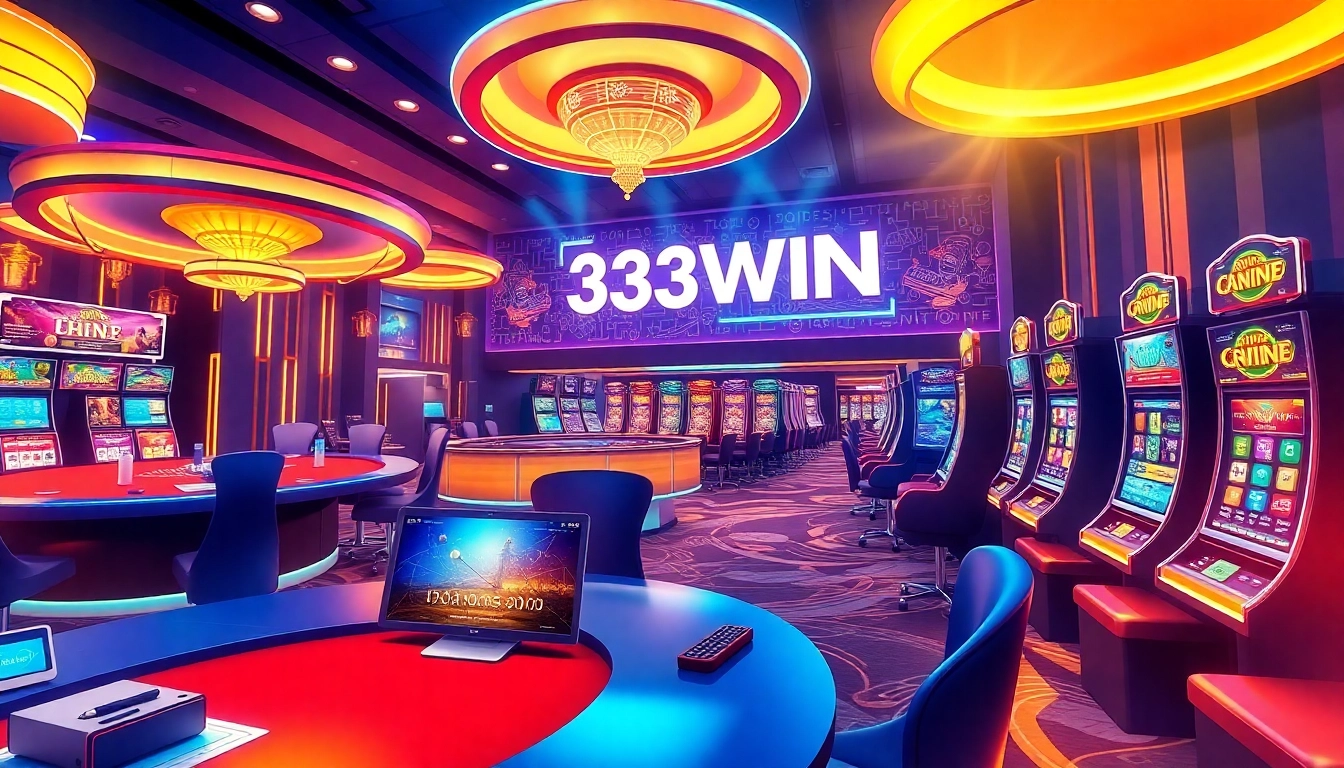 Engaging online gambling scene showcasing 33WIN's live casino and esports games for an immersive experience.