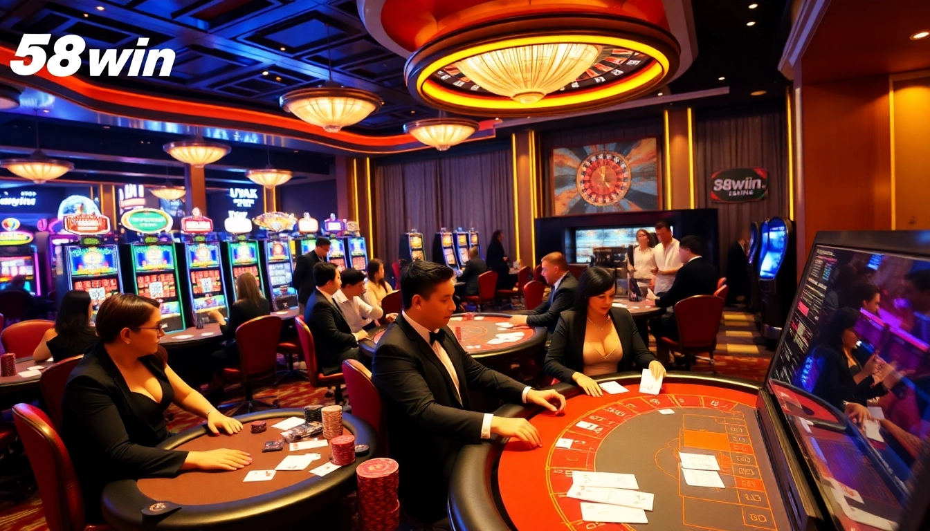 Experience the excitement of gaming at 58win with vibrant tables and thrilling gameplay.